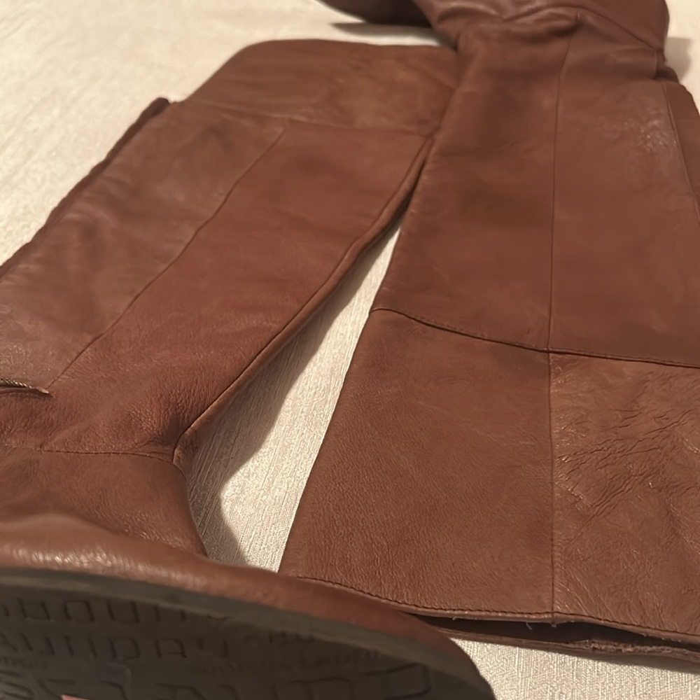 Chinese Laundry Women’s Over the Knee Brown W/ Zipper Size 7.5 - Picture 8 of 15
